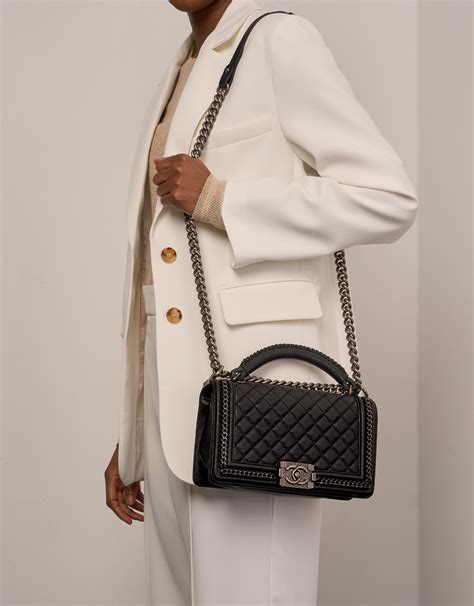 chanel boy bag blck|coco chanel boyfriend bag.